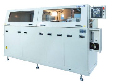 インライン式ダブルウェーブフローはんだ付け装置